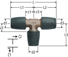 Optiflex prOfix T-Stück