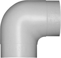 PVC-Bogen 90°, Typ W + SBW - zu PIR