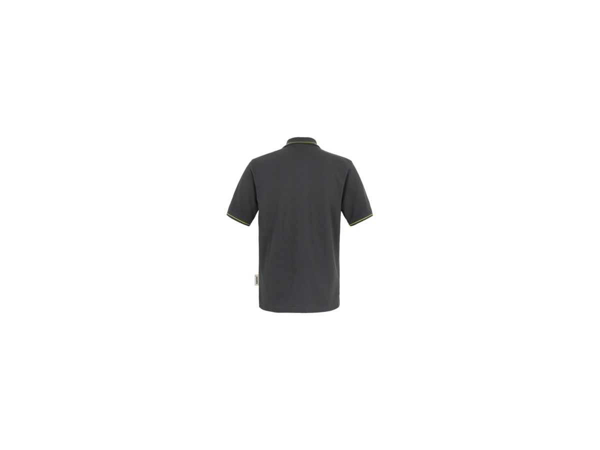 Poloshirt Casual Gr. M, anthrazit/kiwi - 100% Baumwolle, 200 g/m²