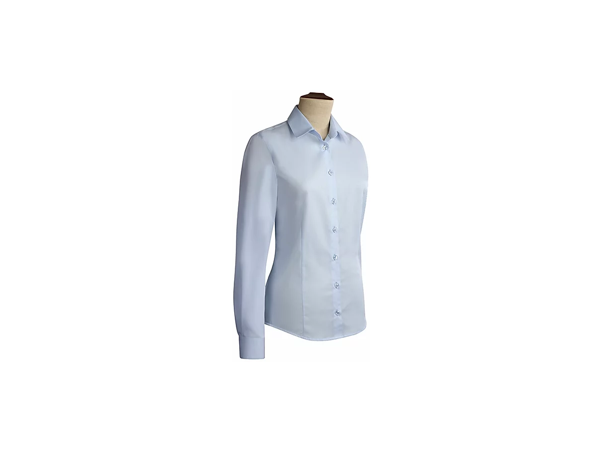 BELLE Damenbluse langarm Grösse 38 (M) - 1000-hellblau, Smellproof Plus