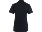 Damen-Poloshirt Perf. Gr. S, schwarz - 50% Baumwolle, 50% Polyester, 200 g/m²