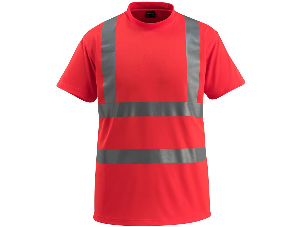 Townsville T-Shirt hi-vis rot Gr. S - 100% PES, 130 g/m²