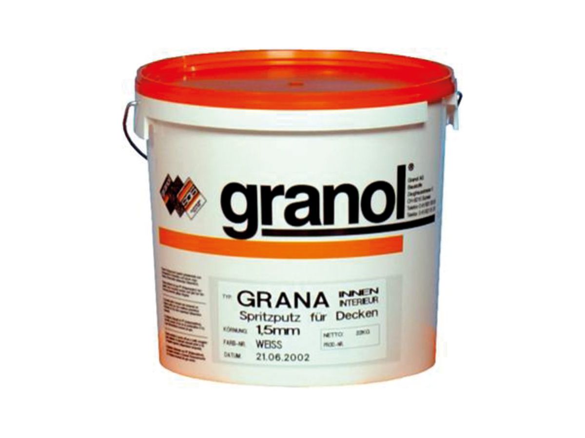 Granol Grana Spritzputz Decken 1.5 mm - Kessel à 20 kg
