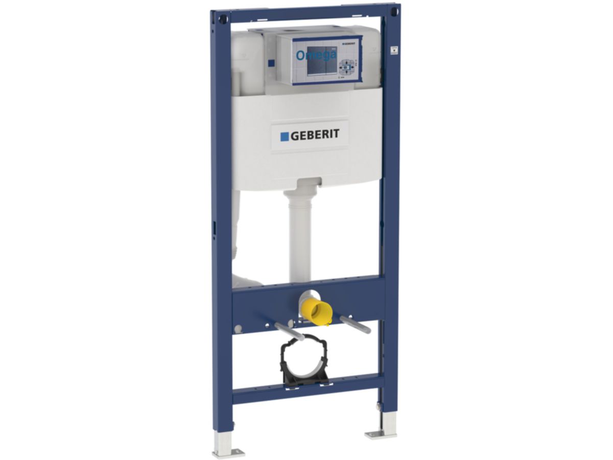 Geberit Duofix-Wand-WC-Element Omega - Typ 112, Betätigung von vorne