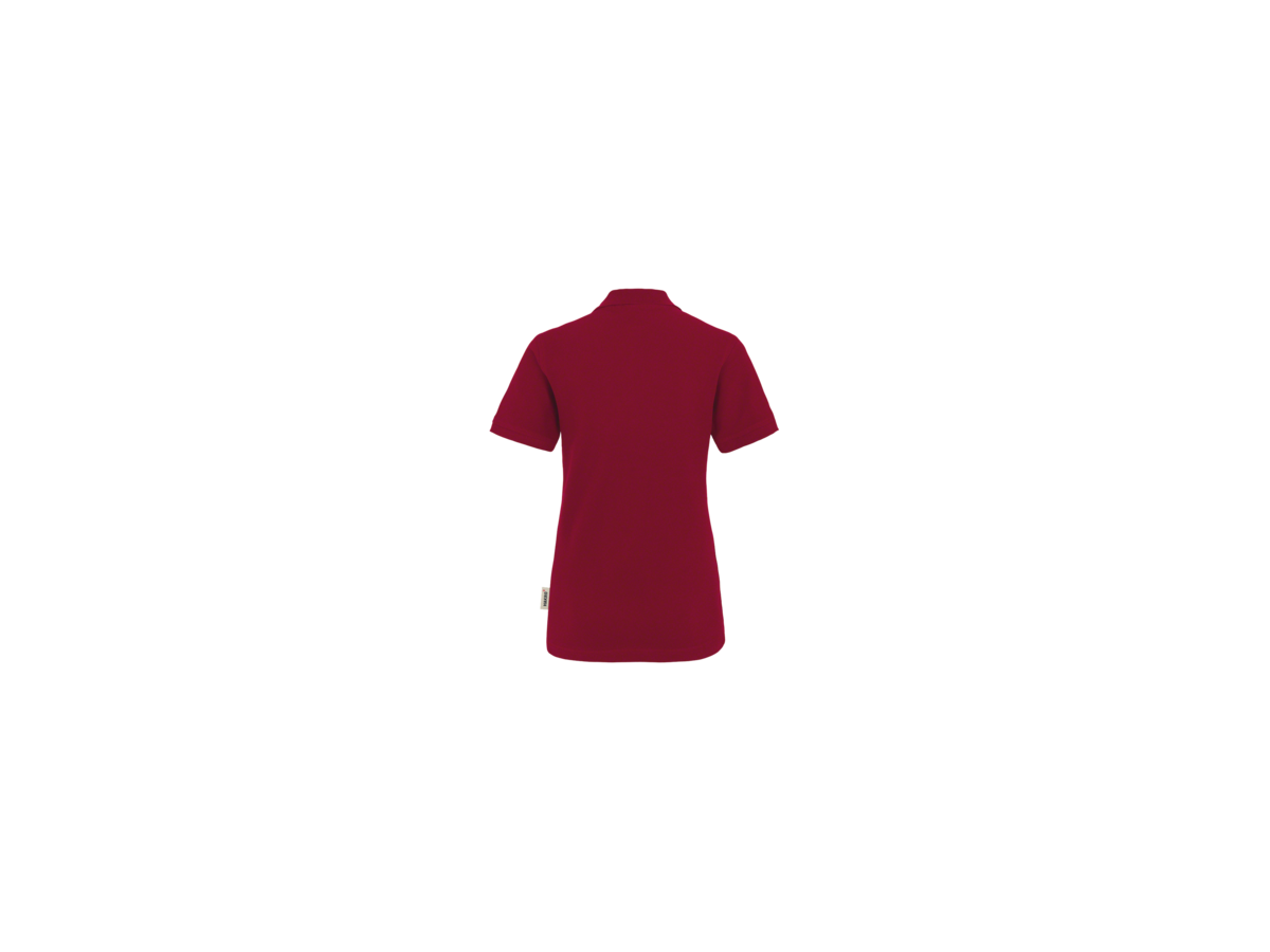 Damen-Poloshirt Classic Gr. M, weinrot - 100% Baumwolle