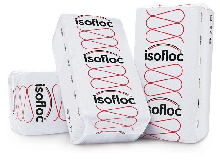 isofloc' Zellulosedämmwolle