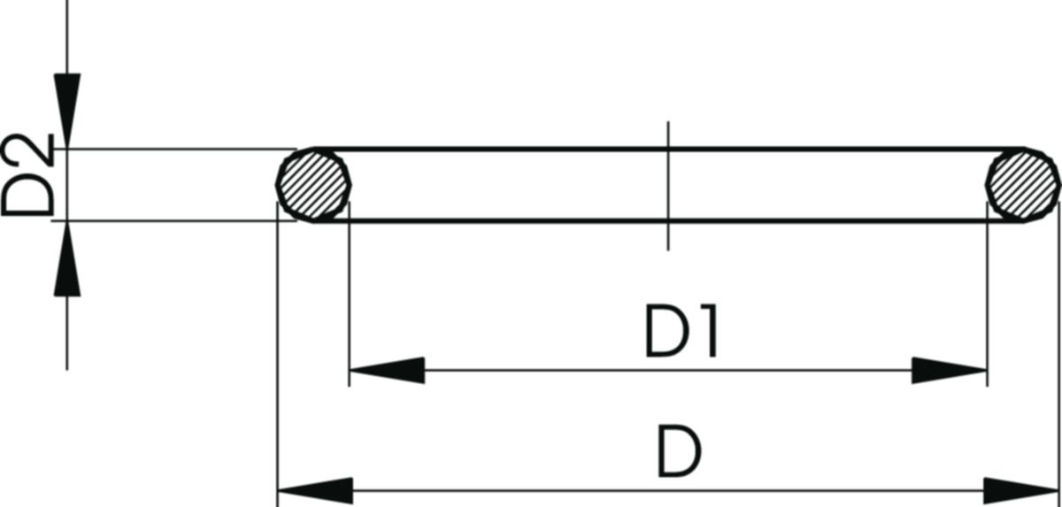 Anschlussdichtung EPDM - passend zu Kugelhahnen Typ 346