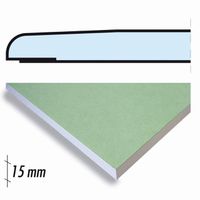 Knauf GKP Platten imprägniert 15 mm - Gipsbauplatte, 125/250 cm