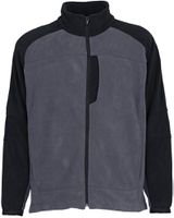 Messina Polarfleecejacke Grösse 2XL - anthrazit/schwarz, 100% Polyester