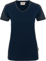 Damen-V-Shirt Co. Perf. 3XL tinte/anth. - 50% Baumwolle, 50% Polyester, 160 g/m²