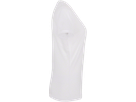 Damen-V-Shirt Performance Gr. 3XL, weiss - 50% Baumwolle, 50% Polyester, 160 g/m²