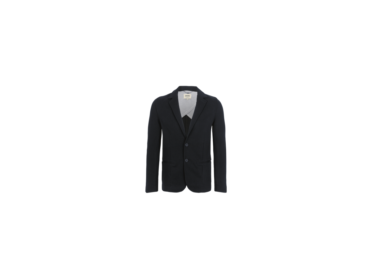 Sweatblazer Premium Gr. M, schwarz - 70% Baumwolle, 30% Polyester