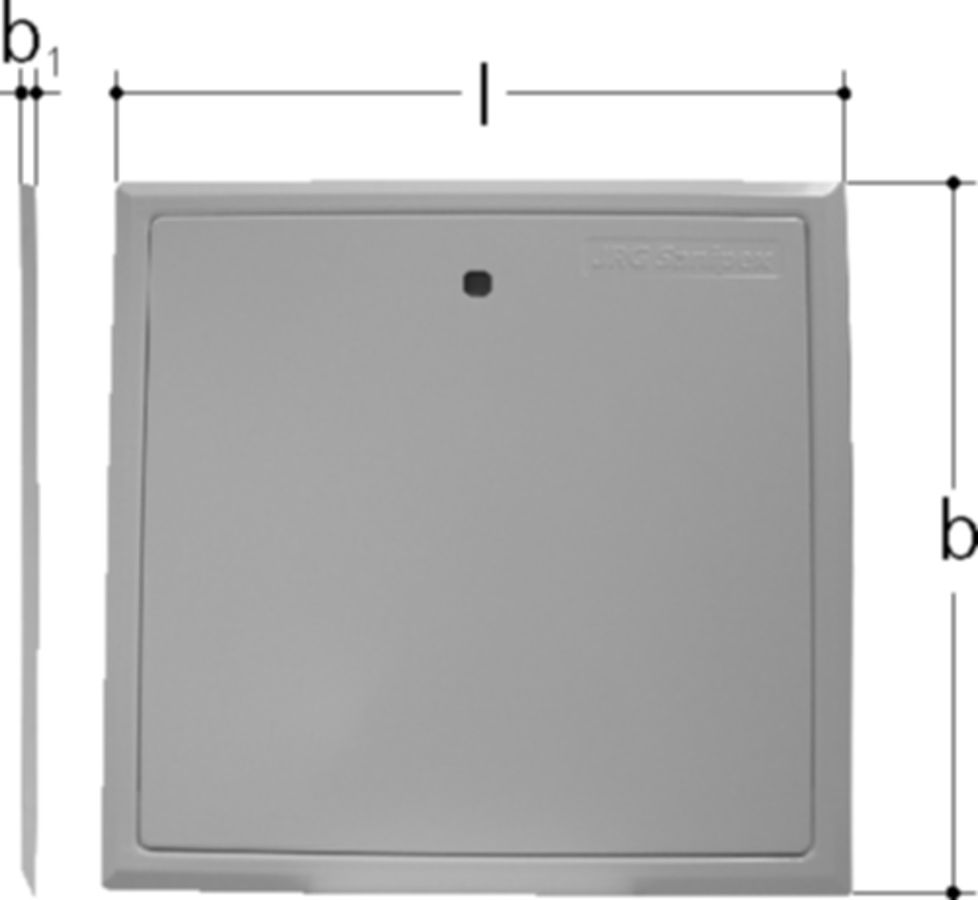 Sanipex Revisionsrahmen mit Tür