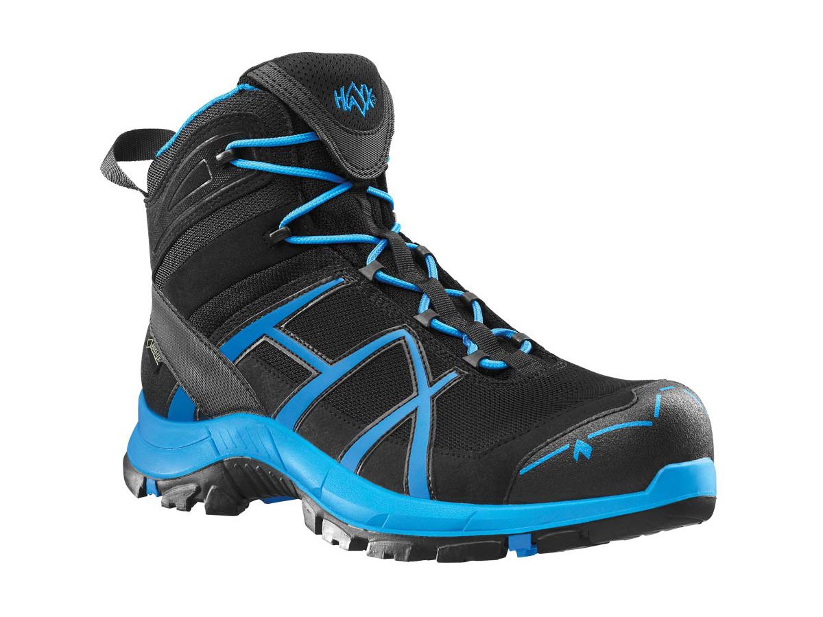 HAIX Black Eagle Safety 40 mid - S3-Sicherheitsschuh schwarz/blau