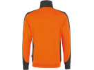 Zip-Sweatsh. Co. Perf. 5XL orange/anth. - 50% Baumwolle, 50% Polyester, 300 g/m²