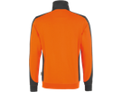 Zip-Sweatsh. Contr. Perf. S orange/anth. - 50% Baumwolle, 50% Polyester, 300 g/m²