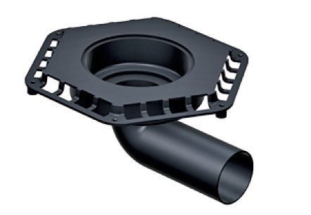 Dachablauf Swiss UNICO waagrecht 110mm