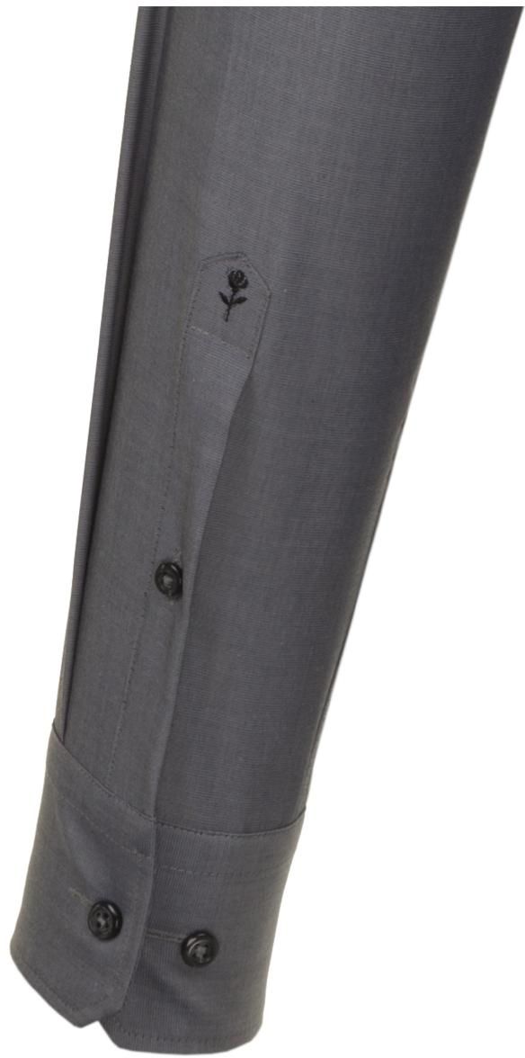 Business Kent Hemd MEN 1/1 gewebt Gr. 41 - anthrazit, 100% CO