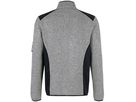 Strickfleecejacke Dawson, Gr. M - grau meliert