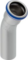 Mapress Edelstahl Bogen 30° - mit Steckende, 1.4401