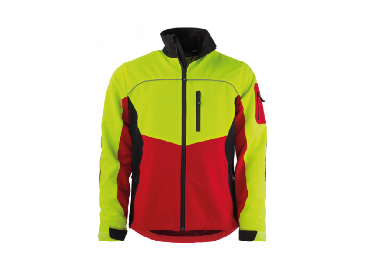 Tapio Expert Arbeitsjacke Gr. S - Farbe: gelb/rot/schwarz