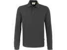 Longsleeve-Poloshirt Perf. 6XL anthrazit - 50% Baumwolle, 50% Polyester, 220 g/m²