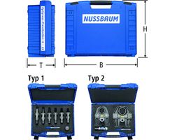 Koffer, ohne Inhalt - zu Optipress-Pressbacken