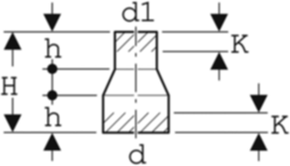 Geberit PE Reduktion zentrisch