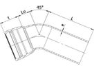 Steckmuffenbogen WILD, 45° MK - Typ MK Novo-Sit