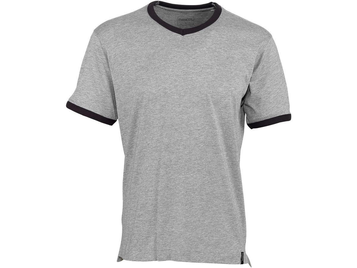 Algoso T-Shirt grau-meliert Grösse L - 100% Baumwolle