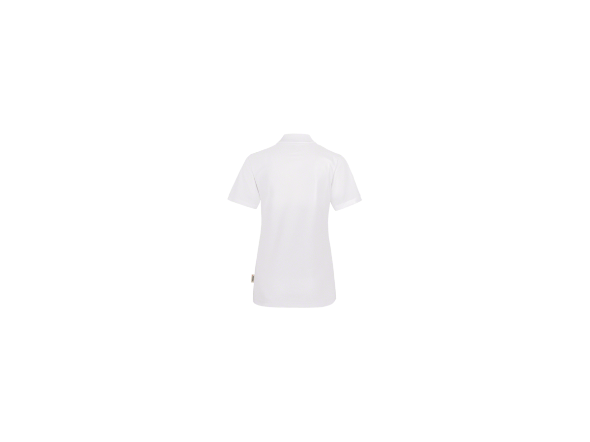 Damen-Poloshirt COOLMAX Gr. S, weiss - 100% Polyester, 150 g/m²