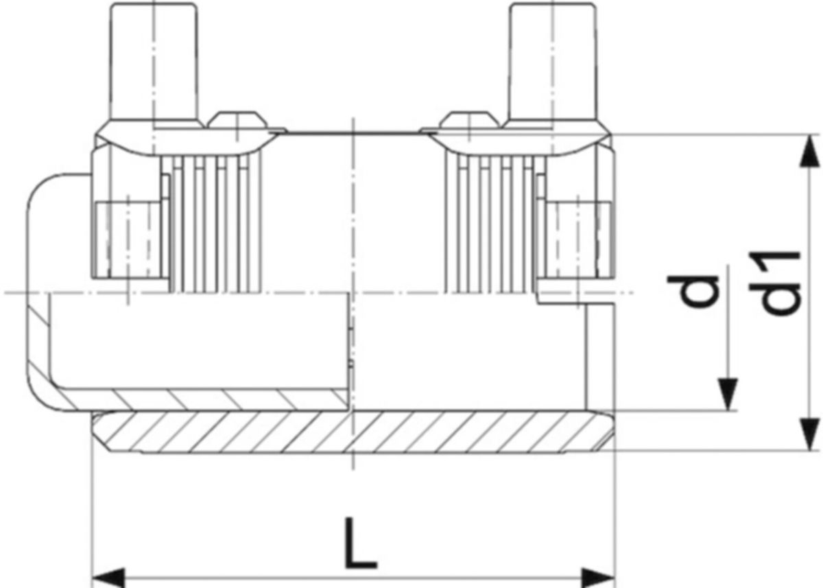 Endkappen PE100 S-5 SDR 11 ELGEF - 5 bar Gas / 16 bar Wasser