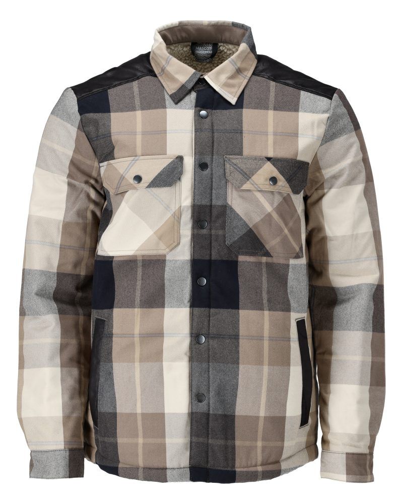 Hemd aus Flanell, kariert - 60% Baumwolle/40% Polyester
