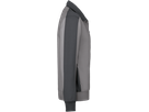 Sweatjacke Contr. Perf. 4XL titan/anth. - 50% Baumwolle, 50% Polyester, 300 g/m²