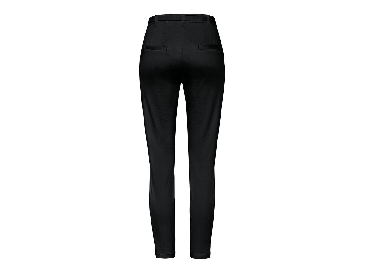 Damen 7/8-Hose Stretch, Gr. XL - schwarz