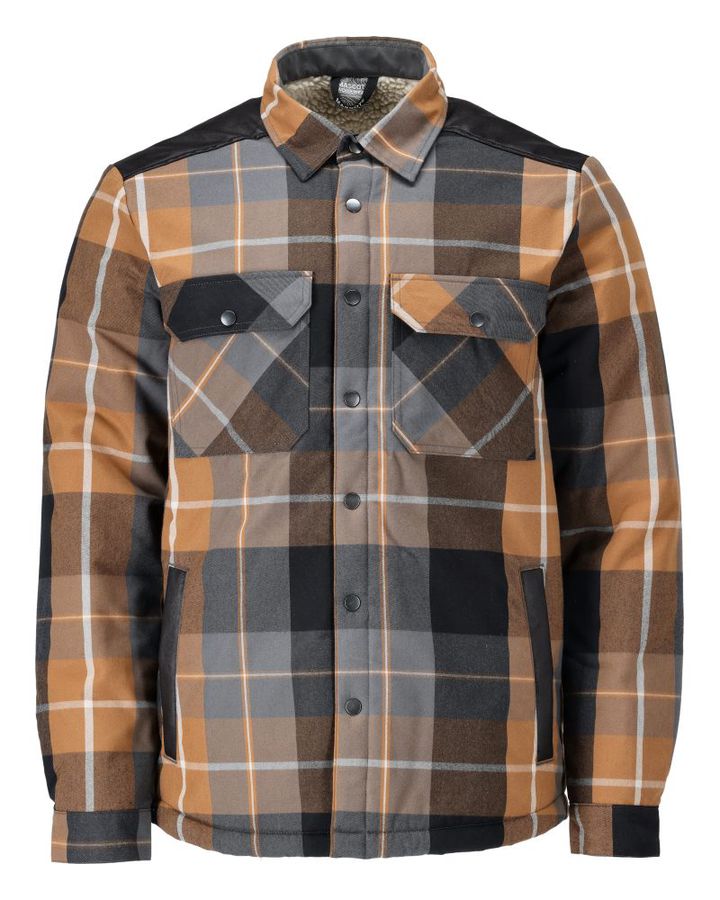 Hemd aus Flanell, kariert - 60% Baumwolle/40% Polyester