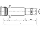 Einbauschlaufe mit Schraubmuffe BAIO - DN  80, d  98 mm  5344