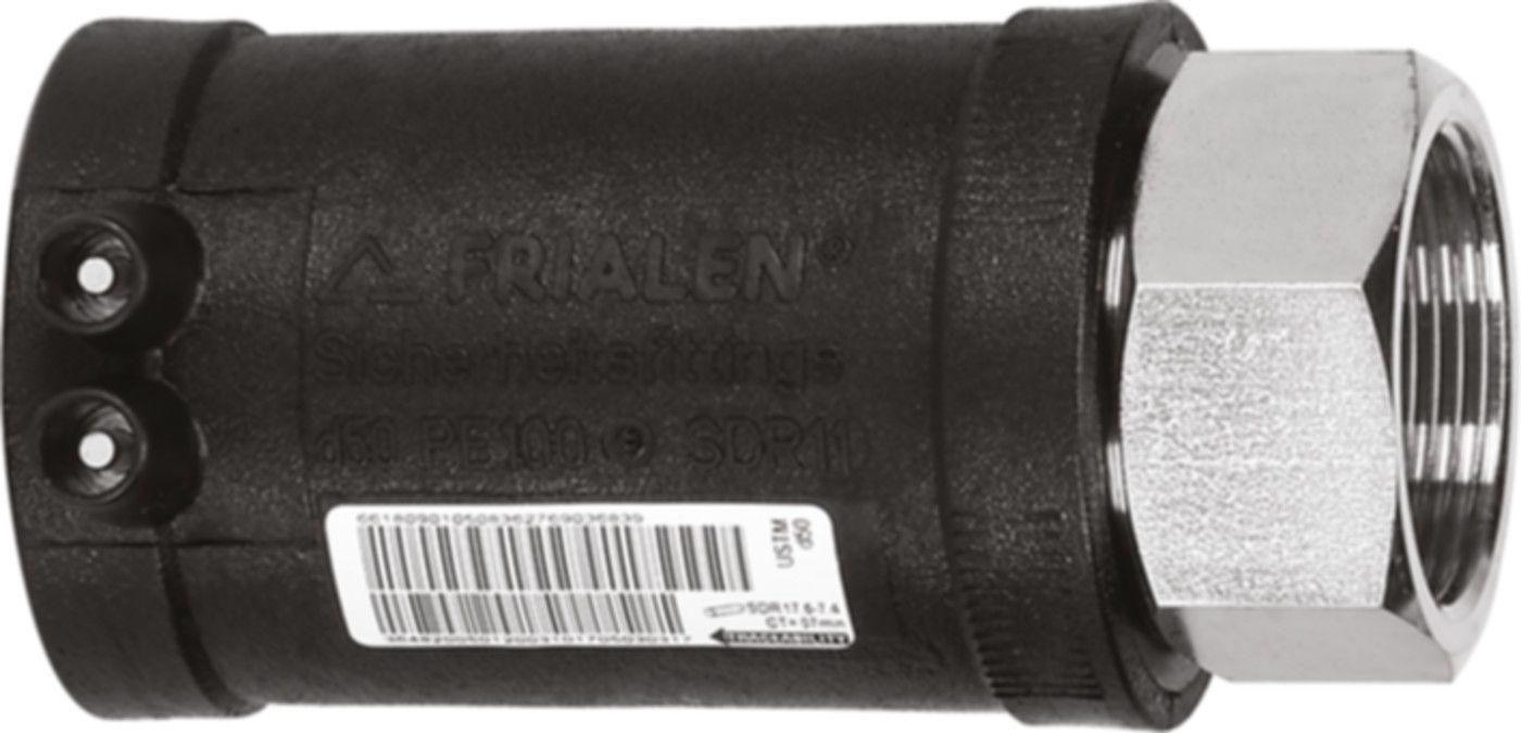 HDPE FRIALEN Übergangsstück mit IG - für GAS