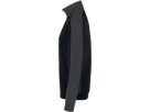 Zip-Sweatsh. Co. Perf. 4XL schwarz/anth. - 50% Baumwolle, 50% Polyester, 300 g/m²