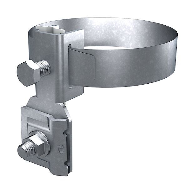 Erdungs-Bandrohrschelle - Inox A2