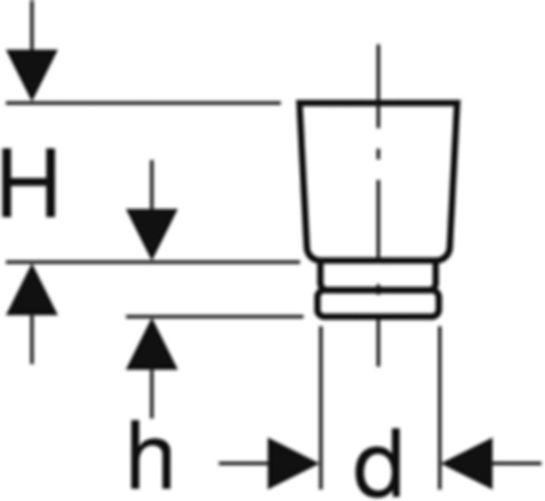 Geberit PE Schutzstopfen 46 gelb