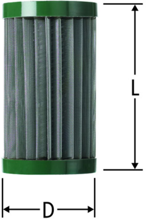 Filterpatrone aus nichtrostendem Stahl - kurz Nr.18098