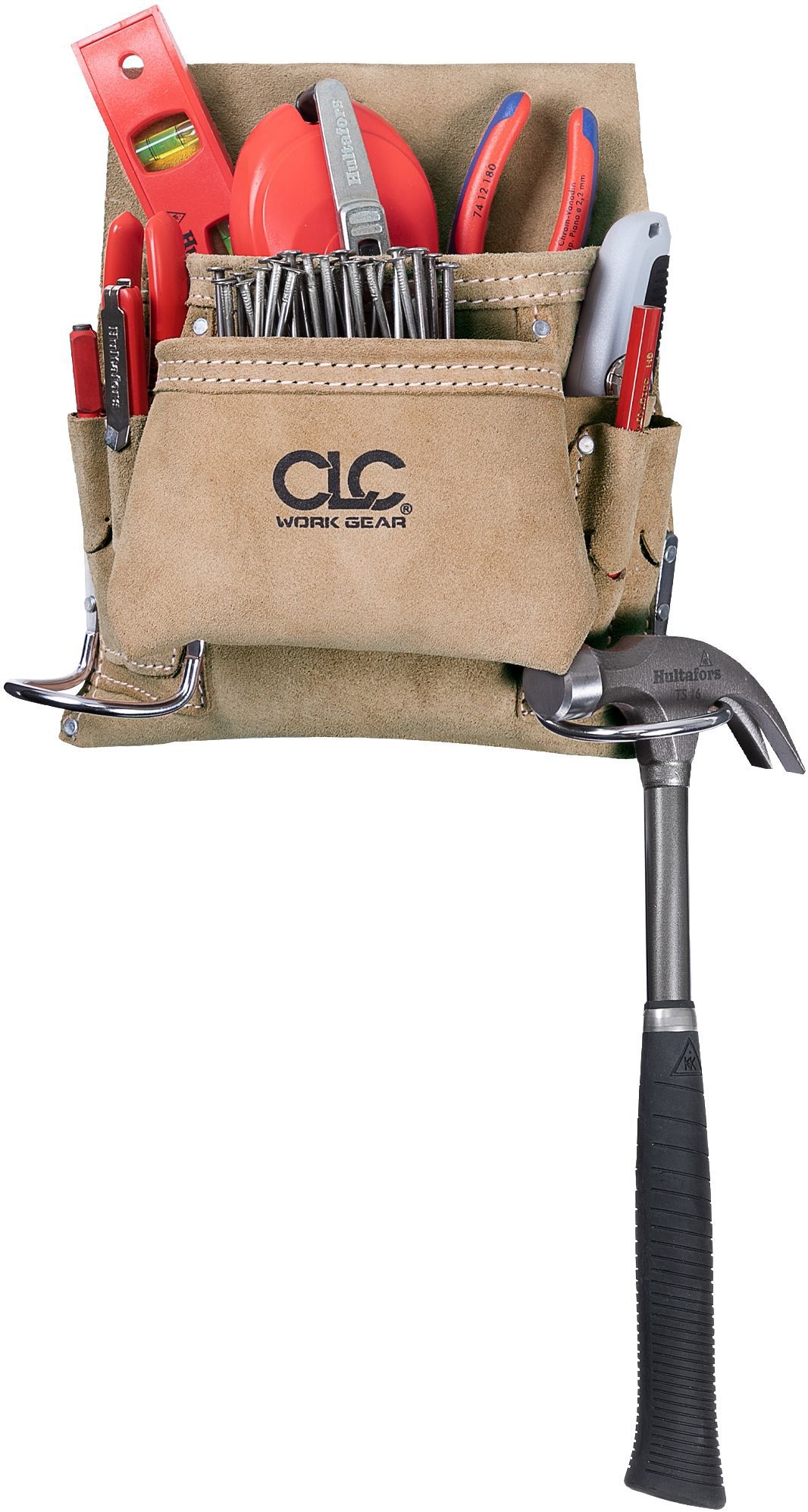 Nagel- und Werkzeugbeutel Leder - Gürtel bis 7 cm