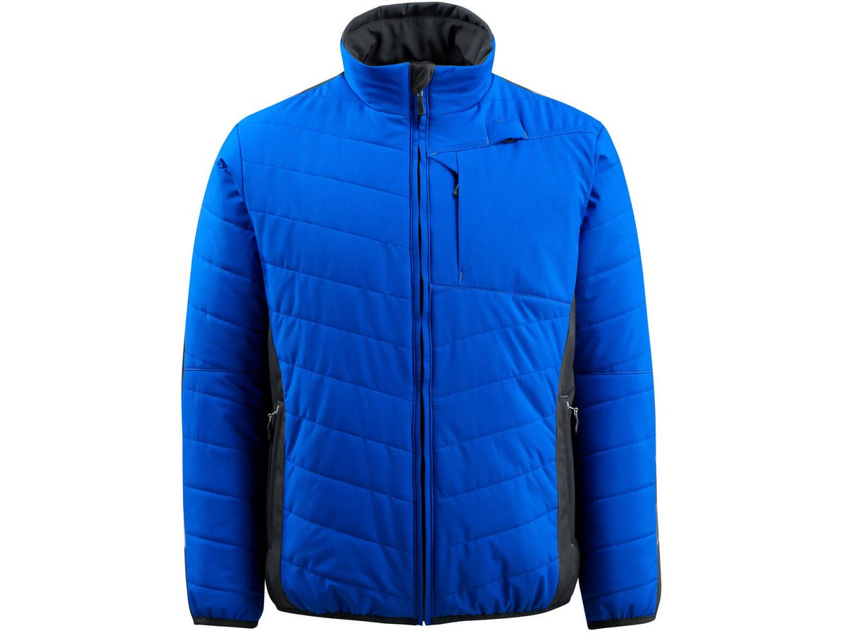 Thermojacke Erding, Gr. S - kornblau/schwarzblau, 100% PES