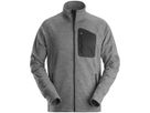 Flexi Work Fleece Jacke, Gr. 3XL - grau/schwarz, 100% PES, 210 g/m²