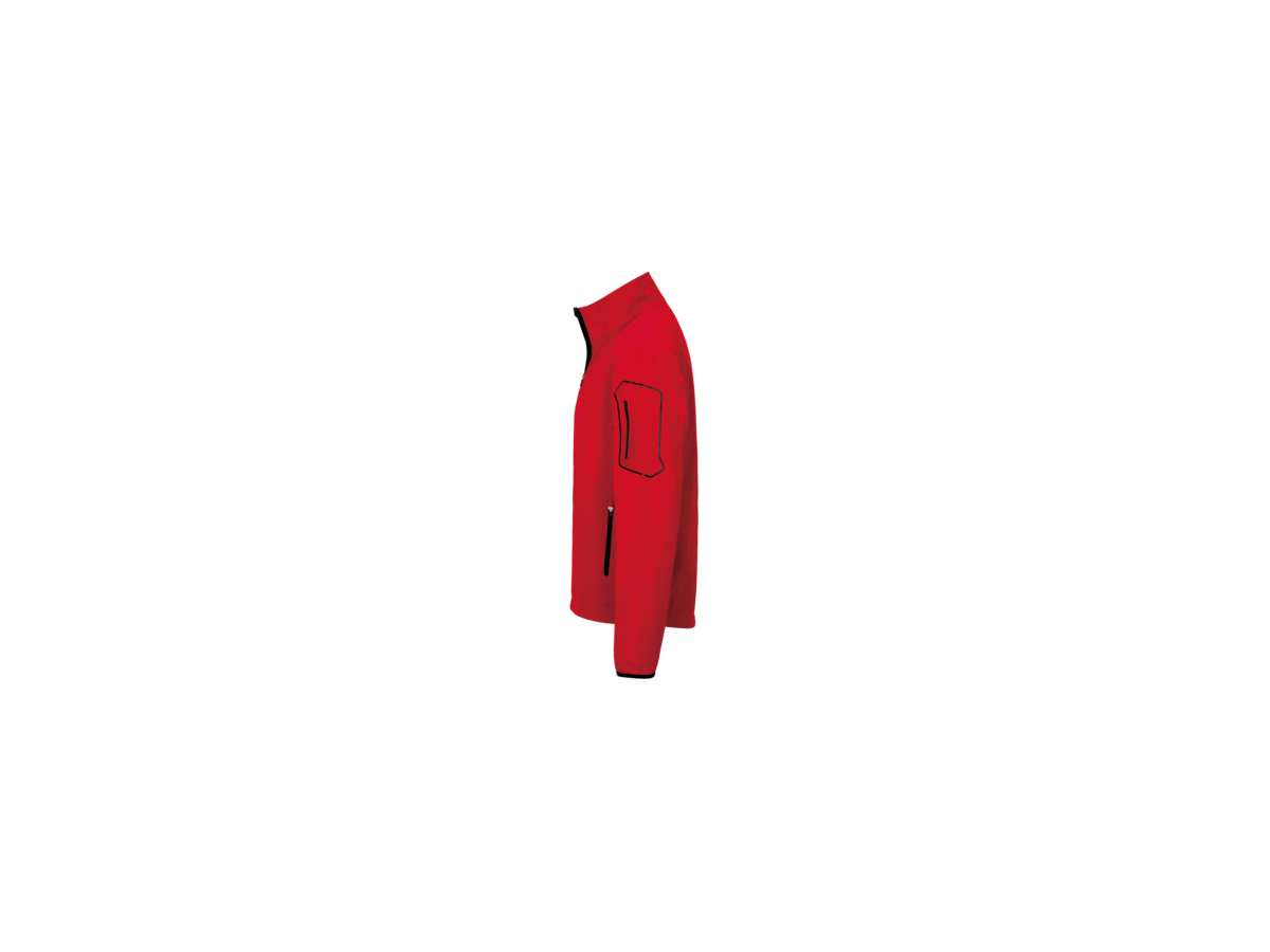 Light-Softshelljacke Brantford 2XL rot - 100% Polyester, 170 g/m²