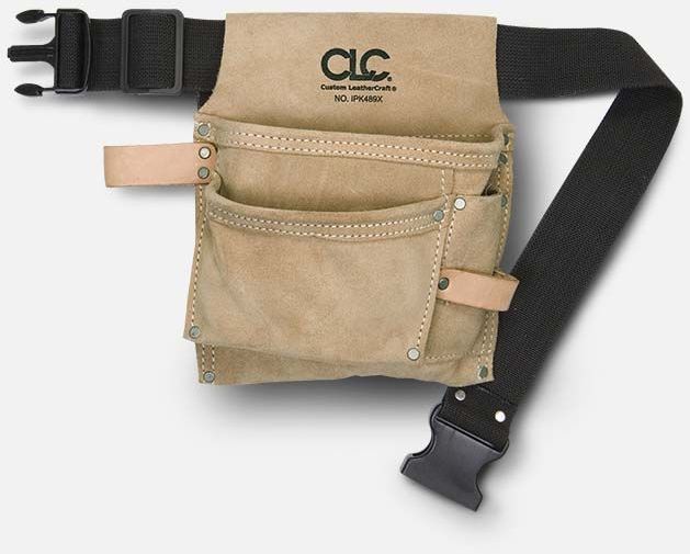 Leder Werkzeuggürtel einseitig - mit Schnellverschluss-Gürtel 5 cm