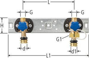 Optiflex-Flowpress-Küchen-Garnitur - mit Schalldämmung