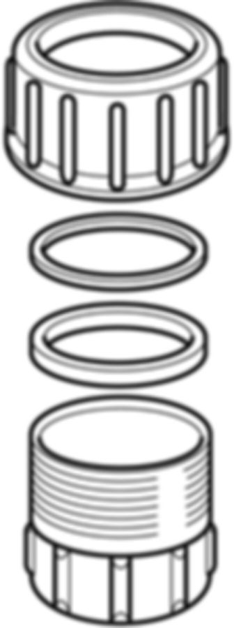 Geberit PE Messingstutzen mit IG