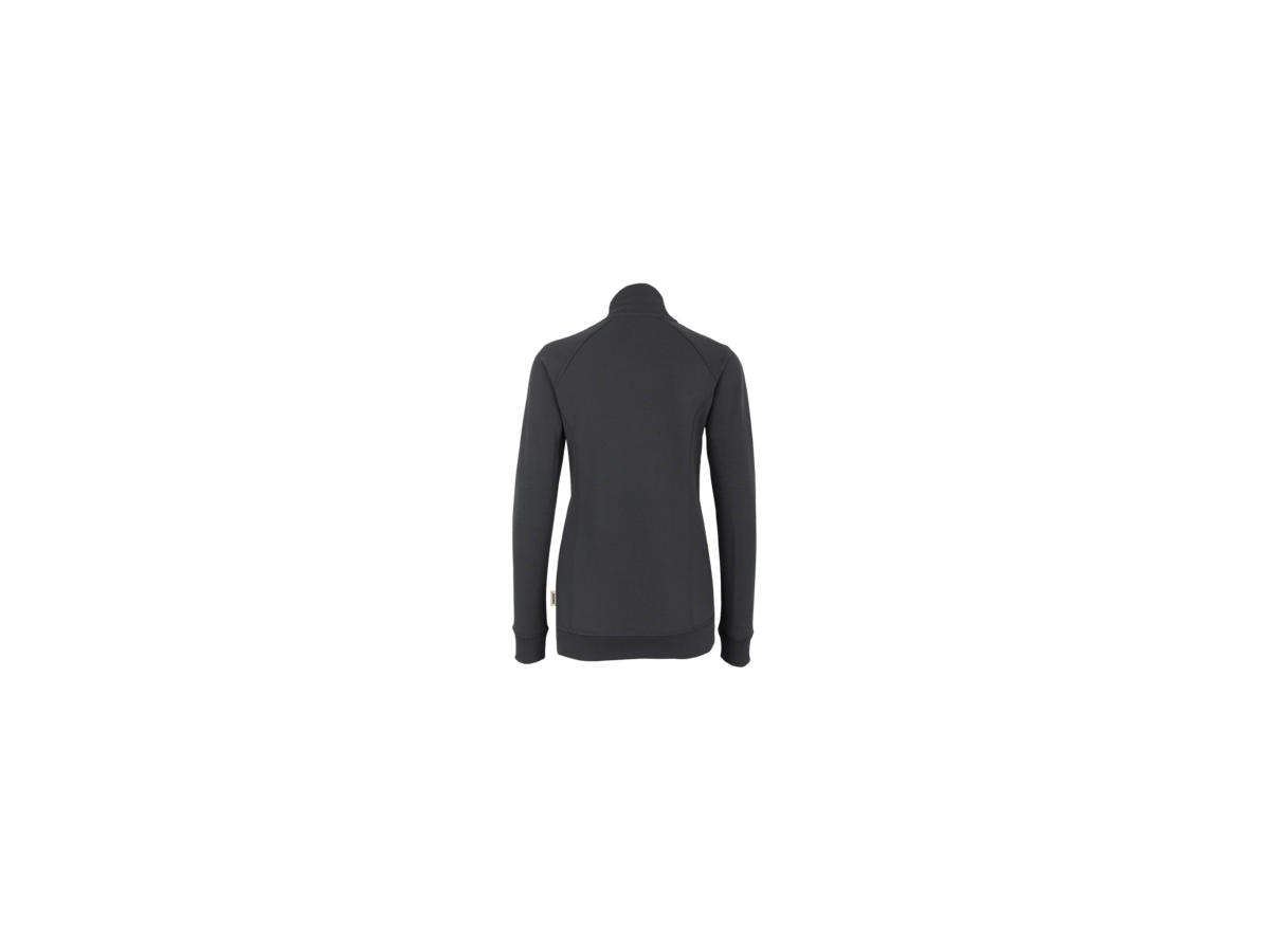 Damen-Sweatjacke College S anthrazit - 70% Baumwolle, 30% Polyester, 300 g/m²